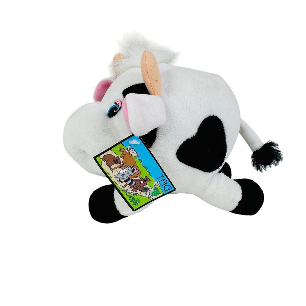 Tag Blimp  E Cow‎ Piggy Bank 7" Plush